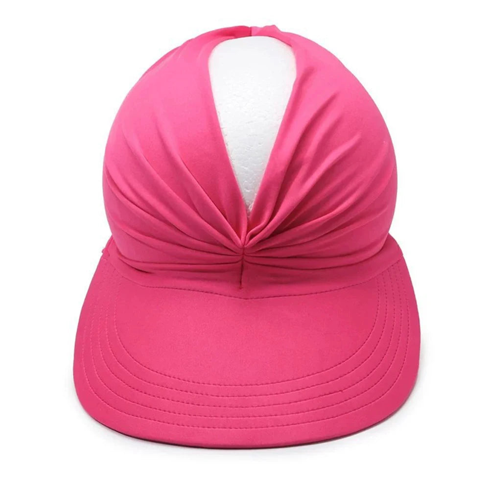 Women's UPF 50+ Wide Brim Empty Top Sun Hat – Beach & Sports