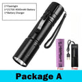 High Power LED Flashlights with Pen Clip Portable Tactical Torch Aluminum Alloys Waterproof Lantern for Outdoor Home Use 21700 Oasis Select 4000mah Fixed Focus