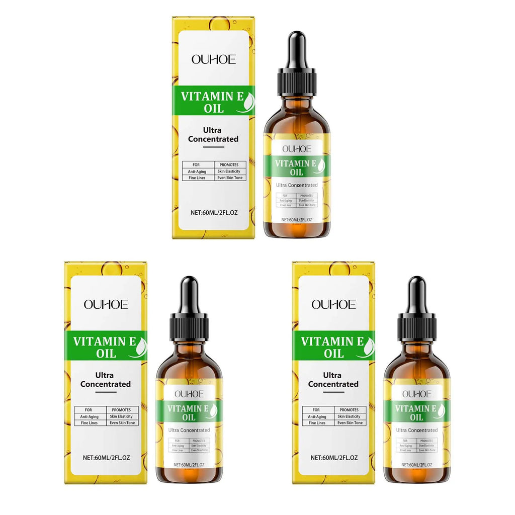 Vitamin E Essential Oil – Firming, Brightening & Anti-Aging 60ml Body & Face Oil Oasis Select 3Pcs 60ml