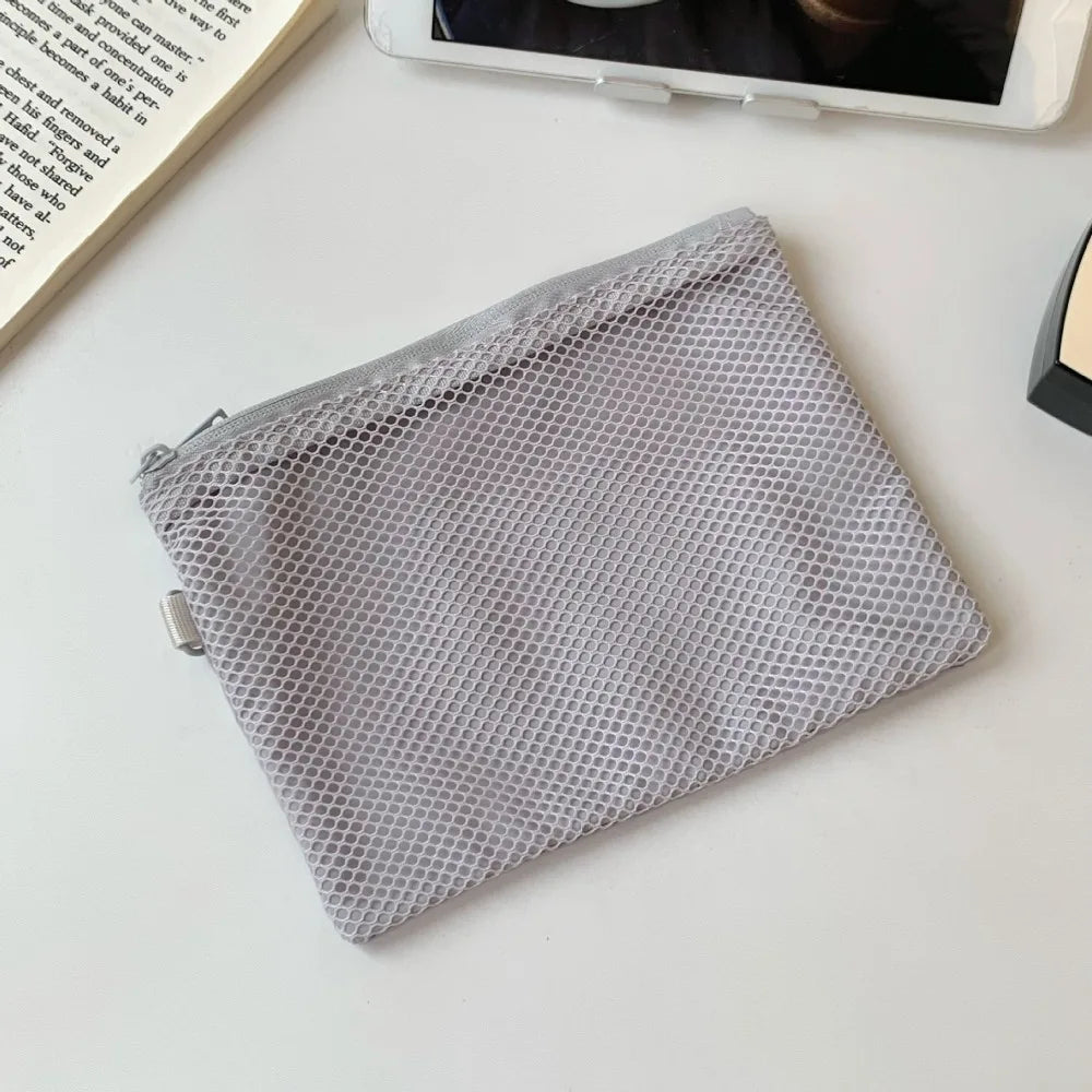 Mesh Makeup Storage Bag | Zipper Travel Cosmetics Organizer