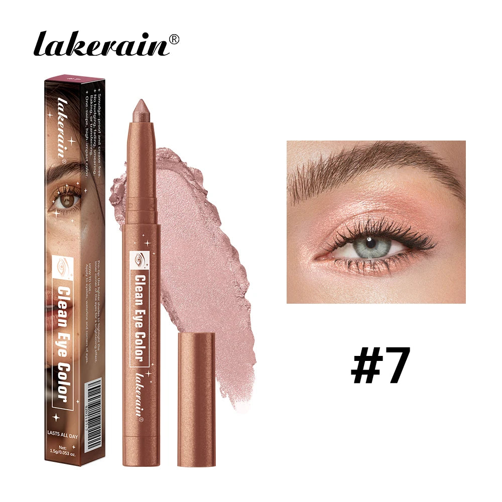 Pearlescent Glitter Eyeliner Pencil – 26 Shades, Waterproof