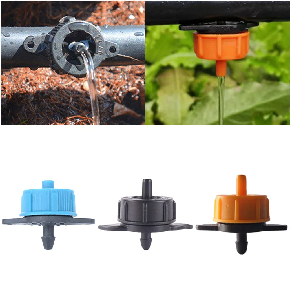 100-Pack Pressure Compensating Drip Emitters 2L/4L/8L Drip Irrigation Emitters Oasis Select