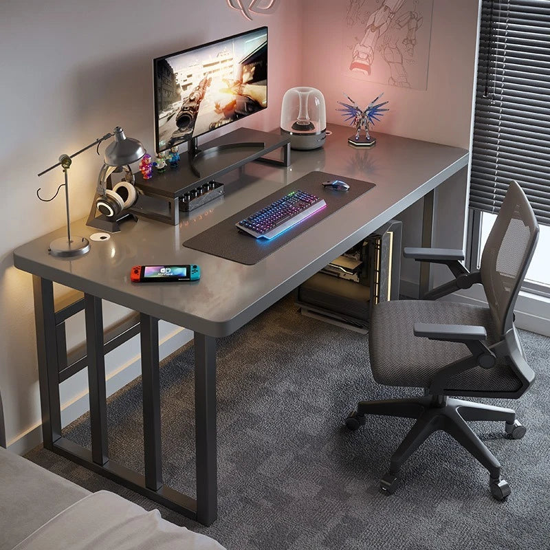 Computer desk, desktop, home bedroom, student learning, writing, internet network, red e-sports desk, rental house, simple offic Oasis Select