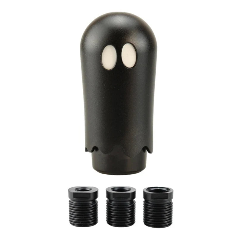 New 86mm Car Halloween Cute Style Gear Shift Knob Ghost Shift Head Knob M8 M10 M12 8 Colors With Adapters Oasis Select A2