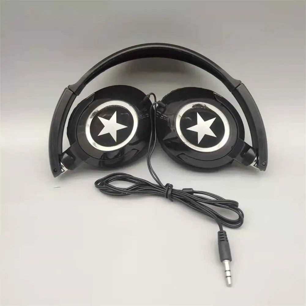 Sound Wired Headphones Over Ear Headset Bass HiFi Sound Music Stereo Earphones Flexible Adjustable Headset For PC Mobile Oasis Select