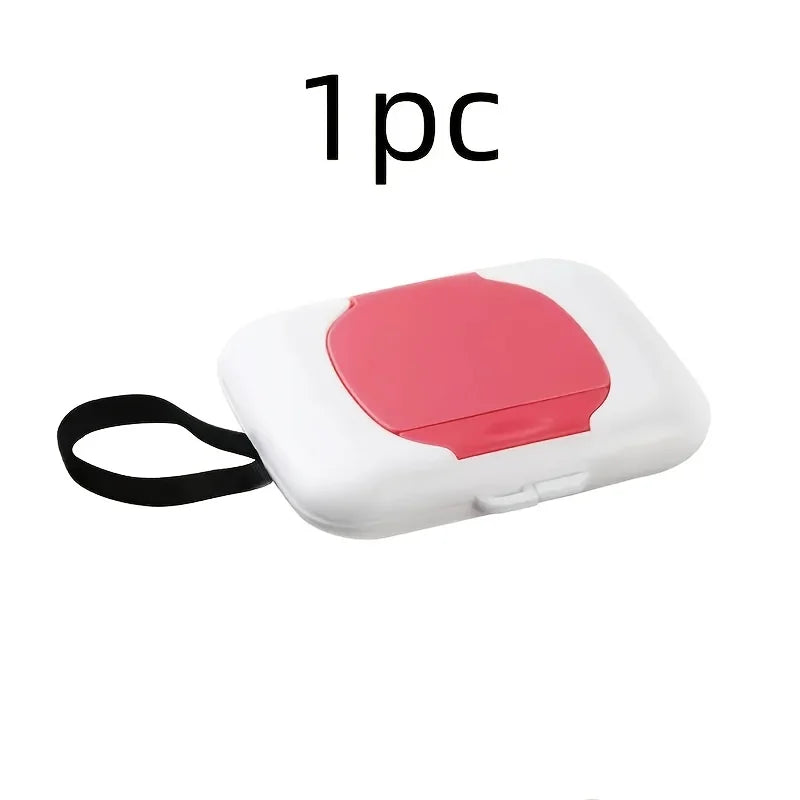 Portable Wet Wipes Dispenser Box Durable Lightweight Travel Essentials For Outdoor Camping And Daily Use Oasis Select Rose