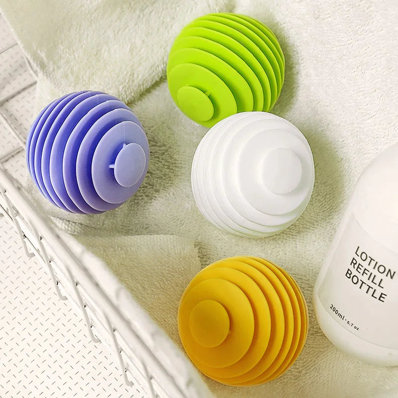 Anti-tangle Oval Solid Cleaning Balls Magic Laundry Balls Drum Washing Machine Stain for Laundry Ball Cleaning Tool for Clothes Oasis Select