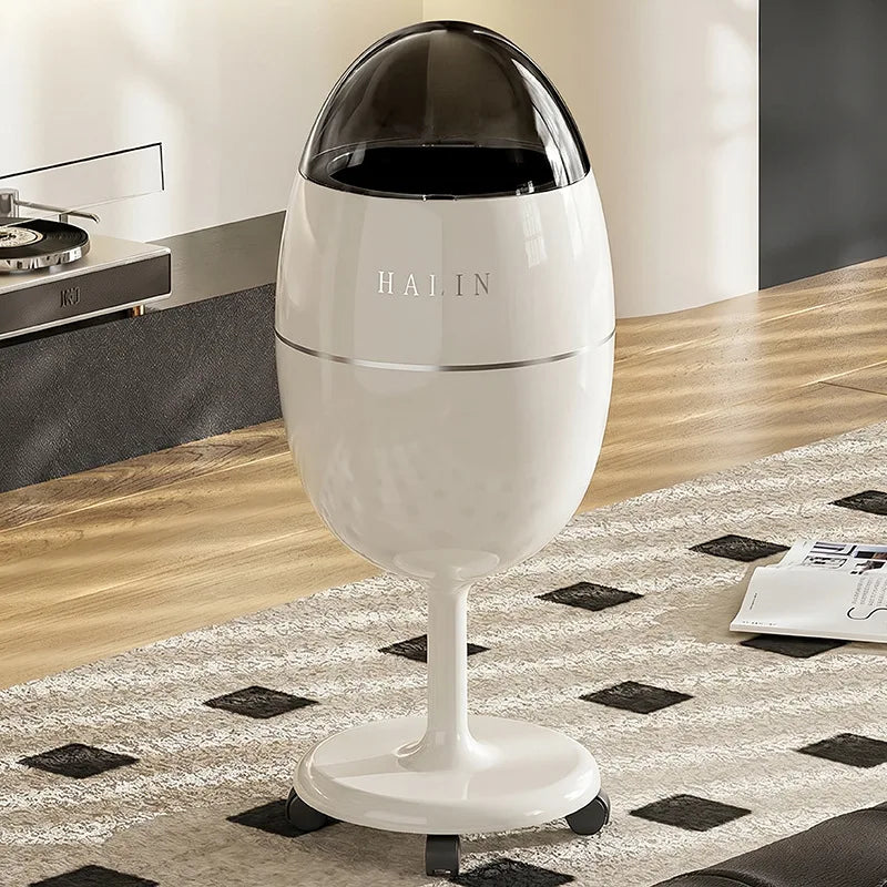 Household kitchen living room, special trash can, no bending and movable 2026 new light luxury high-end with lid, large capacity Oasis Select