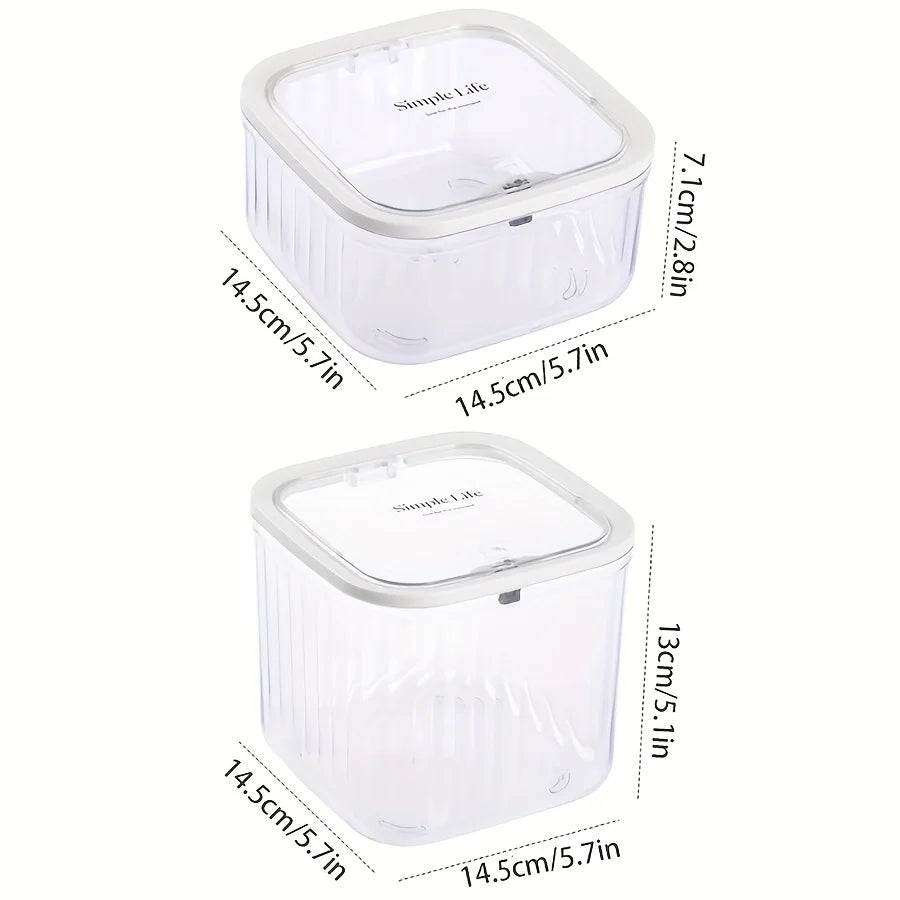 Multifunctional Hair Accessory Organizer with Lid - Waterproof, Pop Lid Organizer, Desktop Organizer, Rectangular Storage Oasis Select