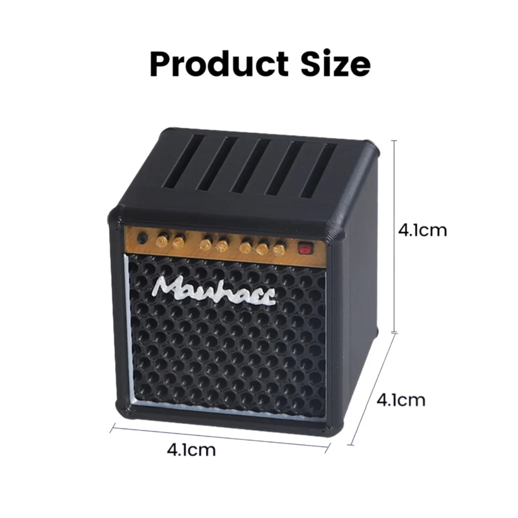 Amp-Shaped Guitar Pick Holder – 3D Printed 5-Slot Organizer for All Pick Thicknesses, Desk & Amp Display Oasis Select