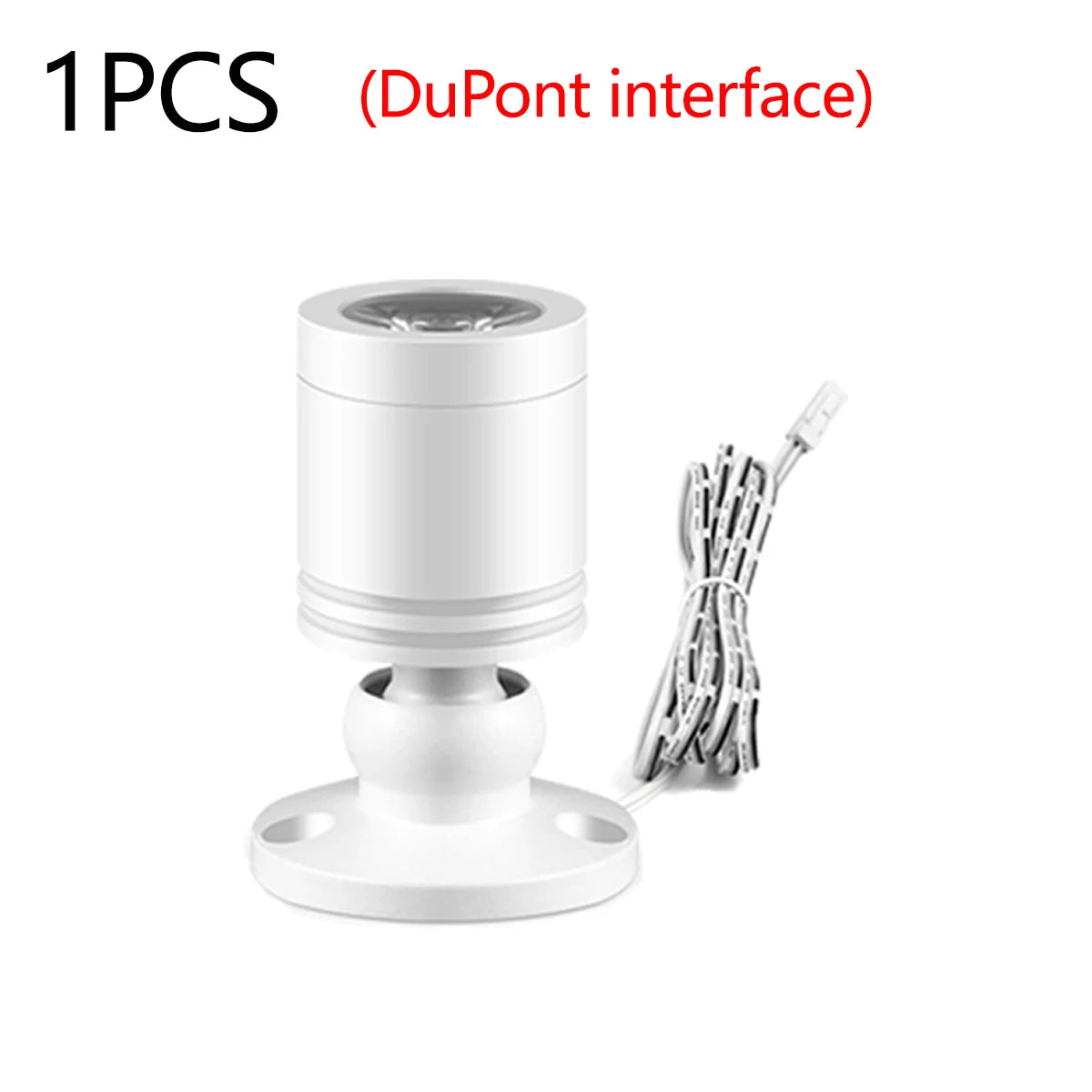 1/2/4/6/10Pcs a Pack Mini LED Spotlight 3W 12V Aluminum Shell Ceiling Wardrobe Wine Cabinet Surface Mount Home Wall Decor Lamp Oasis Select 1PCS White Shell Warm White
