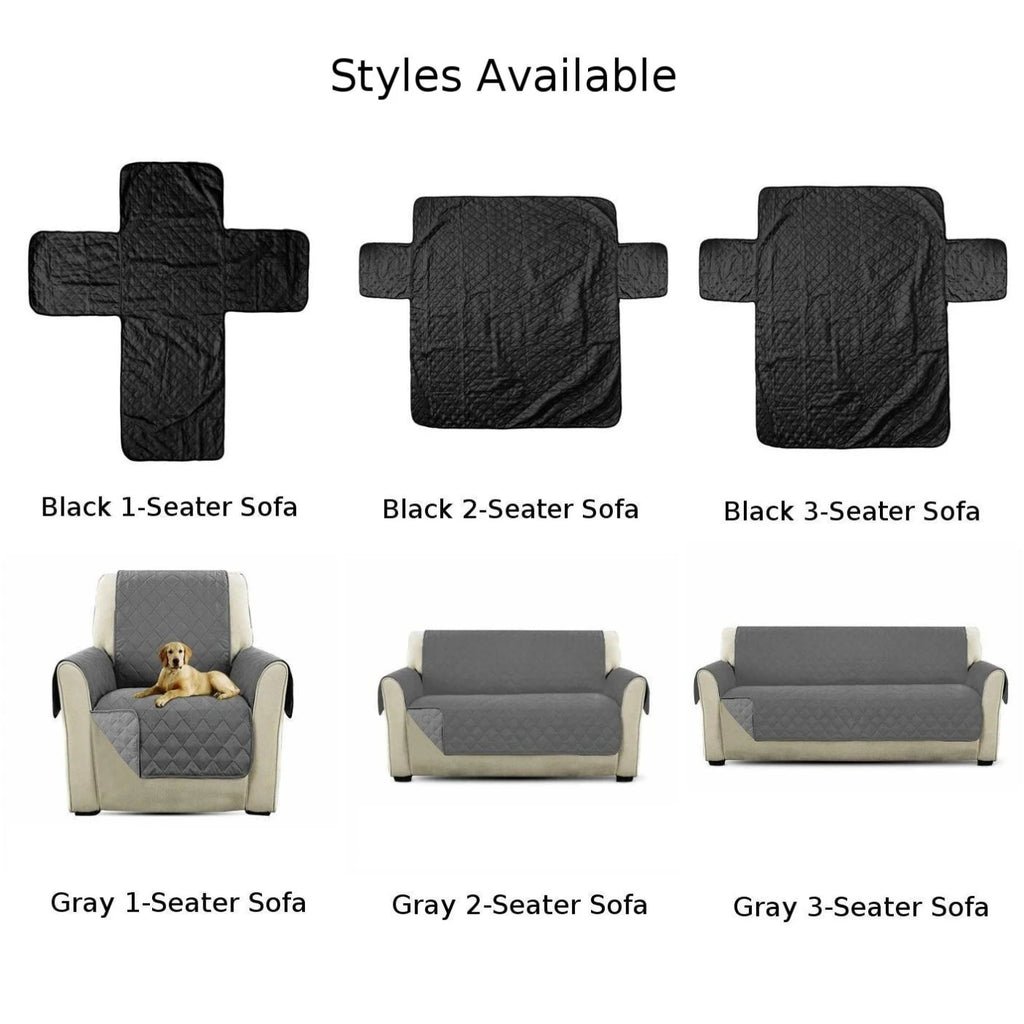 Reversible Quilted Sofa Cover 1/2/3 Seater | Non-Slip Slipcover Sofa Slipcover Oasis Select