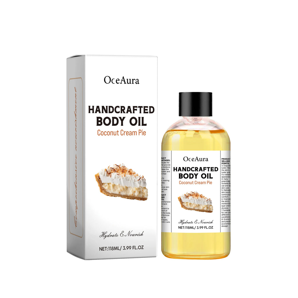 OceAura Body Juice Oil – Moisturizing & Brightening Body Oil Body Moisturizing Oil Oasis Select Coconut Cream Pie