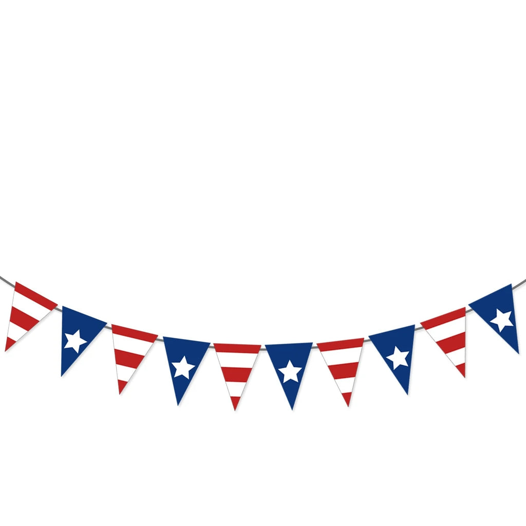 America 250th Anniversary Party Decoration 1776-2026 USA July 4th Flag Banner Pennant Wholesale Oasis Select