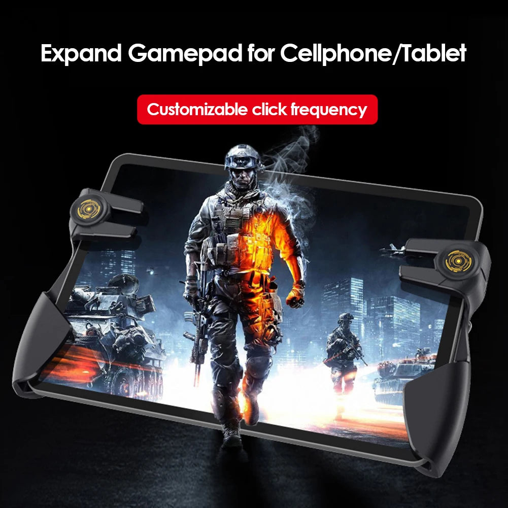 Six Finger Game Controller Gamepad Trigger Handle Button Gamepad Joystick Grip Tablet Accessories for Tablet Phone Mobile Oasis Select China Mainland