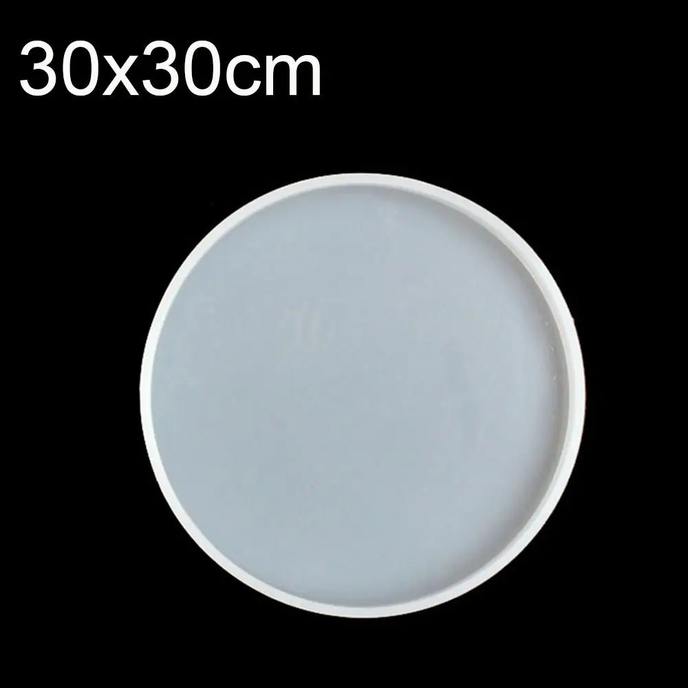 Silicone Mold Round Petri Dish Round Coaster Epoxy Resin Art Supplies Make Your Own Coaster Resin Molds Transparent Fluid Arts Oasis Select 30x30cm