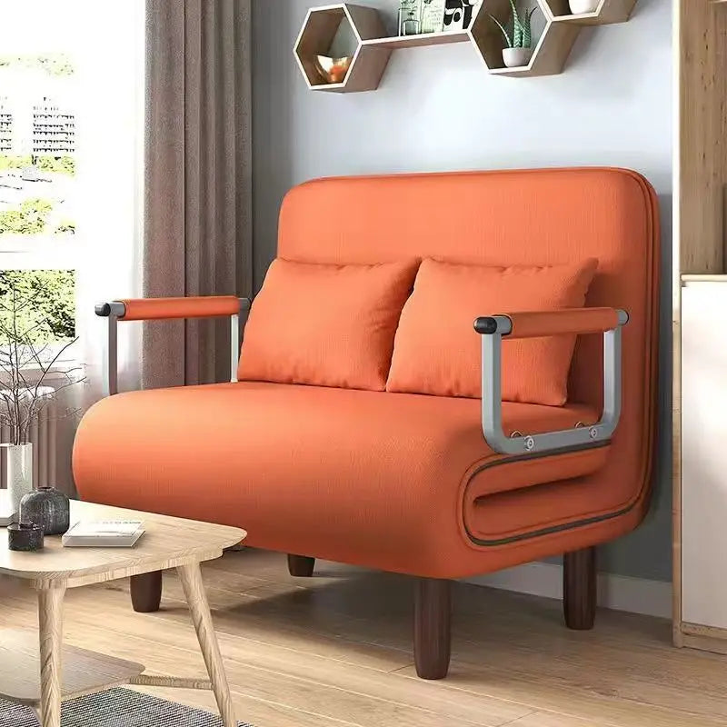 Folding sofa bed dual-purpose living room multi-functional lunch break lazy sofa space-saving single Internet sofa bed Oasis Select 150 190cm 6