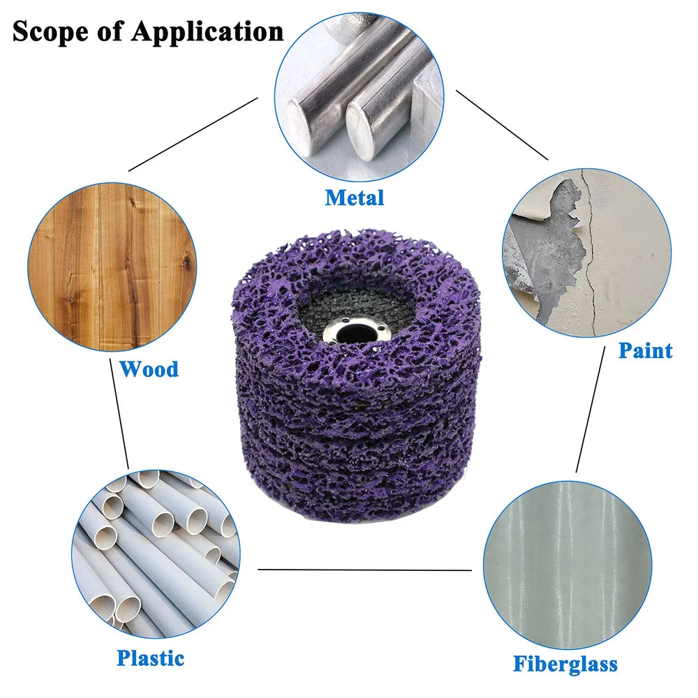 1/2/3PCS Diamond Grinding Wheel Flip Disc Grinding Tools Rust Removal Polishing Wheel Angle Grinder Accessories 100/115/125mm Oasis Select