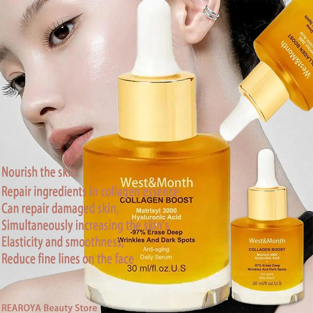 Collagen Face Serum moisturing Tightening Hydrating Smoothing nourishing Brightening face skin care product 30ml Oasis Select