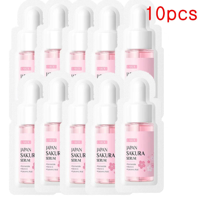 5/10pcs Moisturizing face Serum Nourishing Rejuvenation Skin Serum Shrink Pore Smoothing Face Skin care Travel size 1ml Oasis Select 10pcs