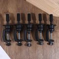 1/2/5Pcs Adjustable Plastic Mini Wig Head Stand Table Clamp Hair Accessory Tool Training Mannequin Holder For Wig Making Oasis Select 5Pcs