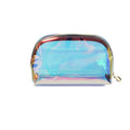 Makeup Bag Iridescent Cosmetic Bag with Zipper Waterproof Travel Makeup Organizer Glitter Makeup Bag for Home Office Travel Busi Oasis Select large size