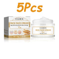 EELHOE White Rice Face Cream – Brighten, Firm & Hydrate Brightening Face Cream Oasis Select 5 x 50g Boxed