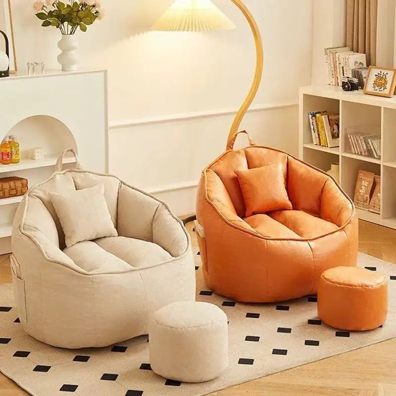 Lazy sofa reclining sleeping bedroom small sofa small apartment living room single reclining chair balcony lazy chair Oasis Select