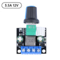 DC12V 24V PWM Motor Speed Controller LED Dimmer B10K Potentiometer Knob For Brush Motor Brushless Motor LED Light Strip Oasis Select 12V
