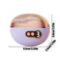 Electric Nail Clipper 3 Speed LED Light Cutter with Scraps Storage Smart Nail Trimmer for Kids Adults Men Women Seniors Home Oasis Select China Mainland Purple