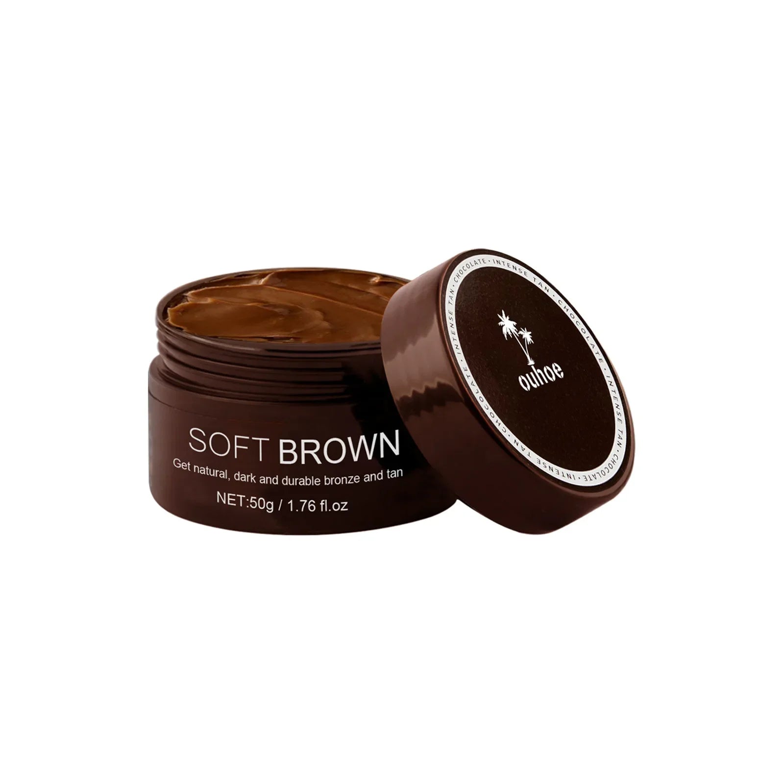 Soft Brown Self-Tanning Cream Intensive Tanning Outdoor Summer Beach Brown Bronzer Long Lasting Sunless Fake Tan Body Lotion Oasis Select 50g Boxed 200ml