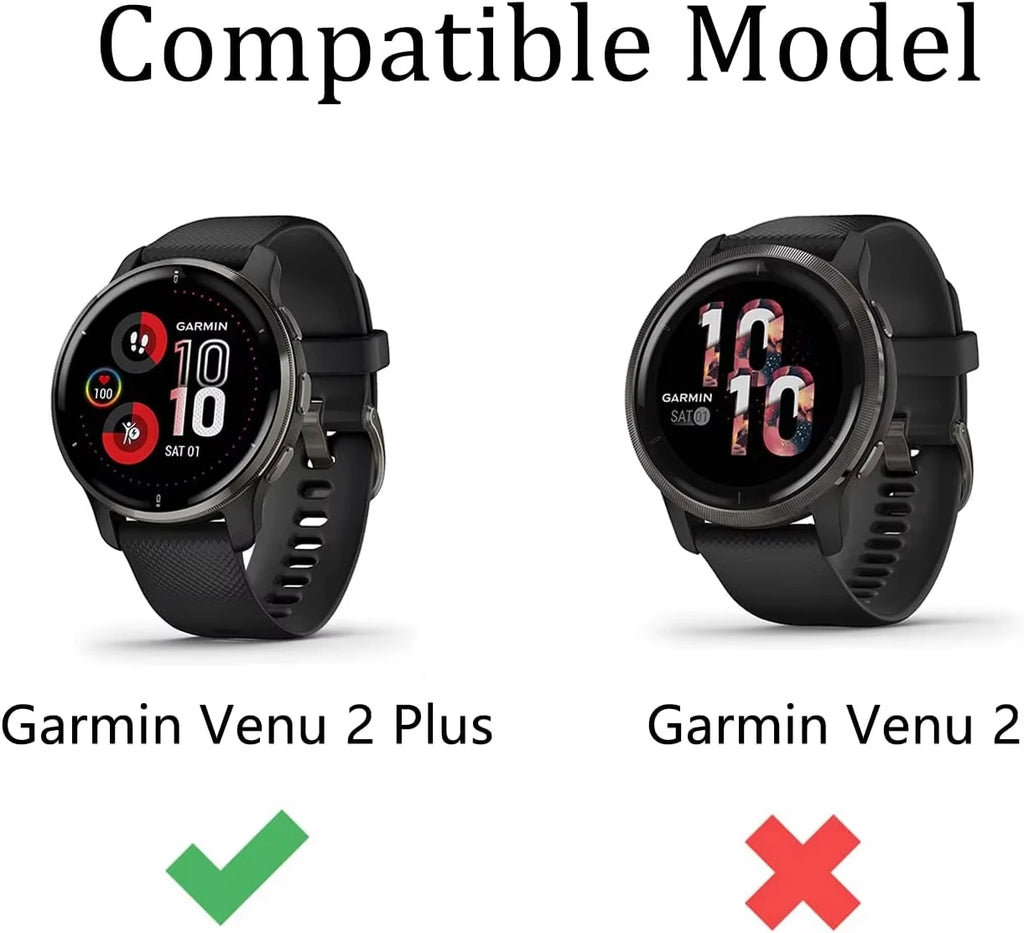 Garmin Venu 2 Plus TPU Case – Anti-Scratch Full Cover Protector Smartwatch Protective Case Oasis Select