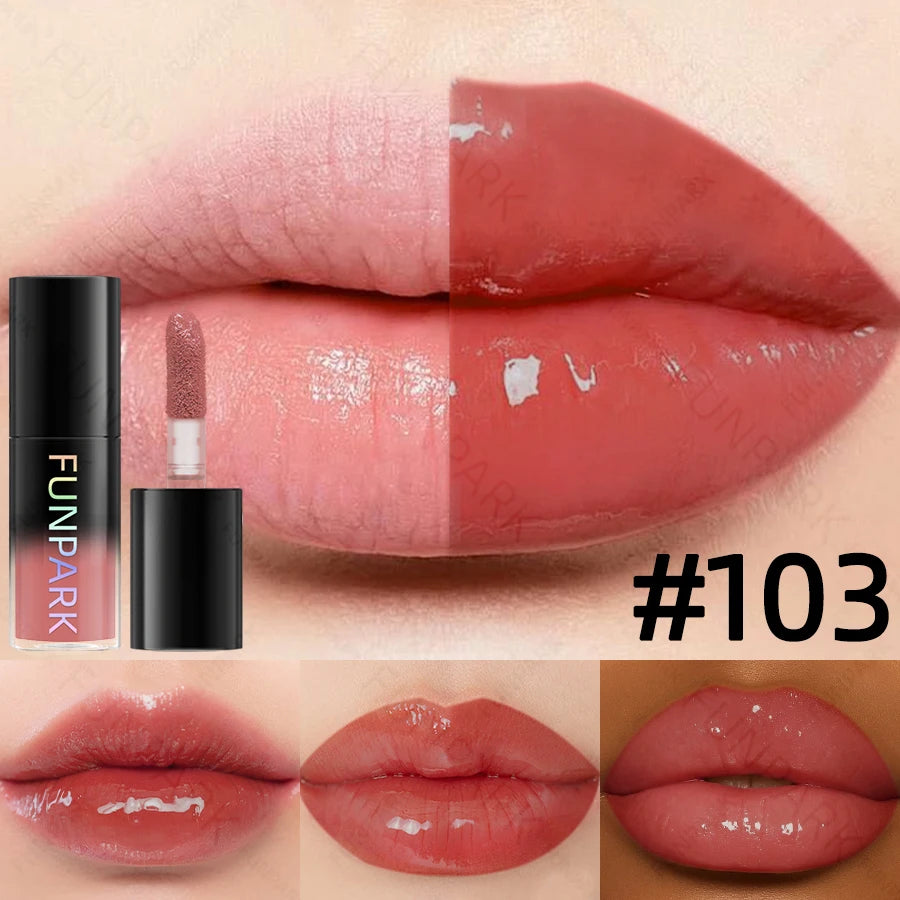 FUNPARK Moisturizing Lip Gloss – 15 Colors, High Pigment Lip Oil