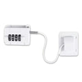 Anti-pinch Hand Safety Lock No Drilling Adjustable Cabinet Lock Unisex Protection Window Digital Password Lock for Home Oasis Select White
