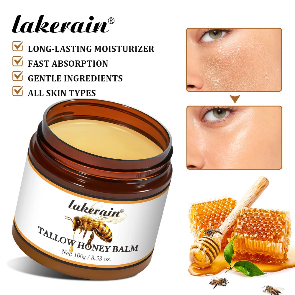 Tallow Honey Balm Specifically For Dryness And Itchiness Skin Moisturizing Beef Tallow Face Cream Body Lotion Face Cream Care Oasis Select