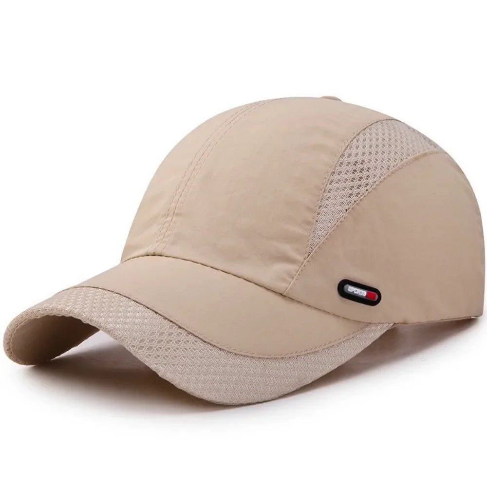 Casual Adjustable Baseball Cap Moisture-Wicking Unisex Quick-Dry Hat Sun Hat Oasis Select Beige