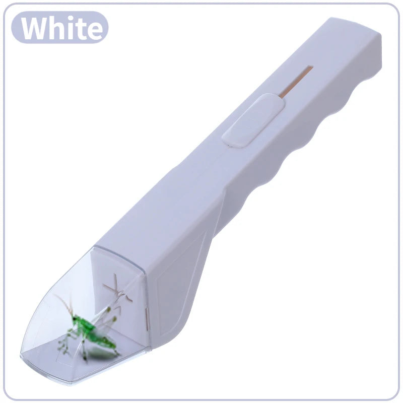 1PC Handheld Insect Catcher Bug Gripper Safe Spider Wasp Bee Catch Tool Household Garden Outdoor Portable Pest Capture Supplies Oasis Select WHITE