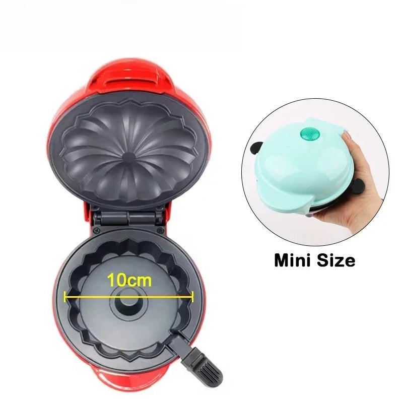 URGGU Mini Electric Cake Maker – Non-Stick Waffle & Muffin Machine