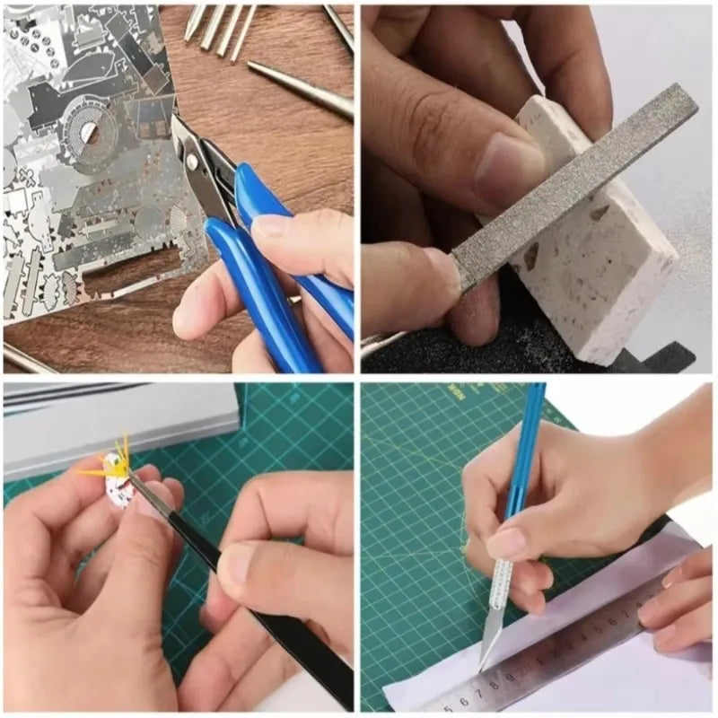 Model Making Basic Tools Handmade Model Car Hobby Building Repair and Assembly Tools Starter Kit for DIY Craft Projects Oasis Select