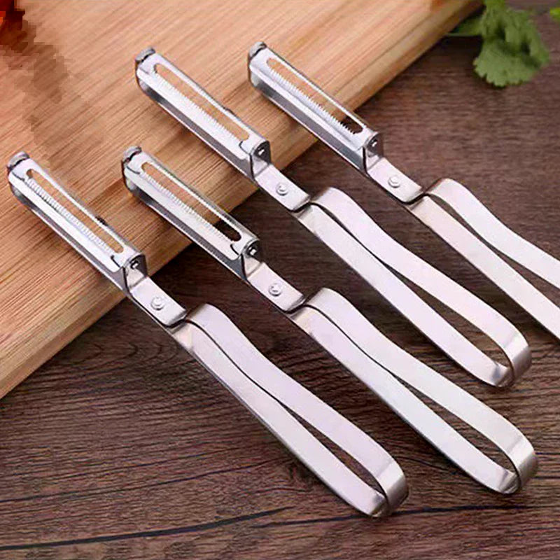 Multi-functional Stainless Steel Peeler with Enhanced Handle Easy to Clean Vegetable And Fruit Peeler for Kitchen Oasis Select