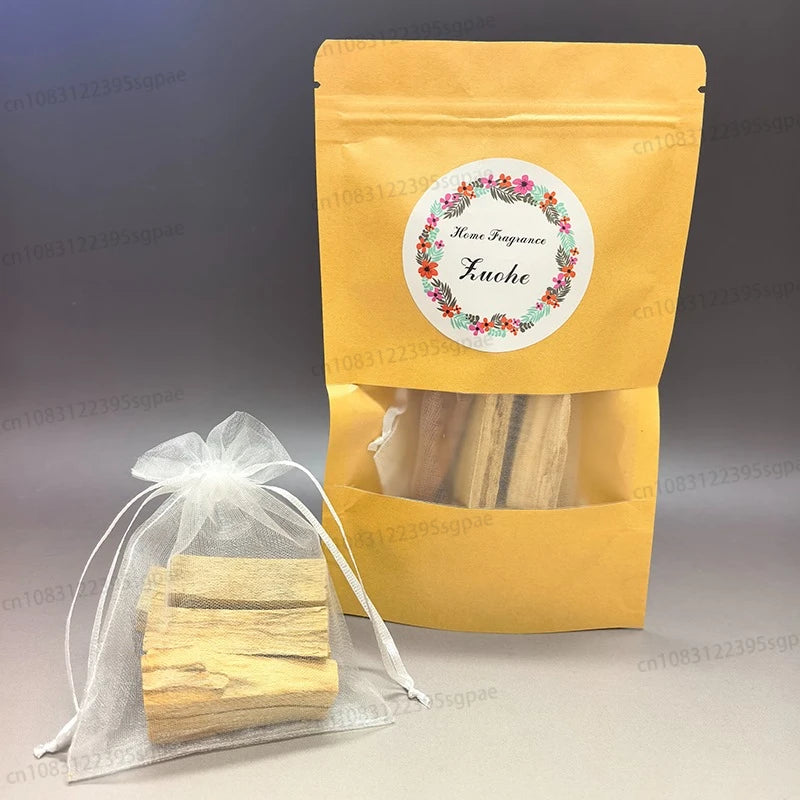 ZUOHE Palo Santo Incense Sticks, Natural Sacred Wood,Holy Wood Fragrance Sachets for Aroma, Home Air Purification and Meditation Oasis Select