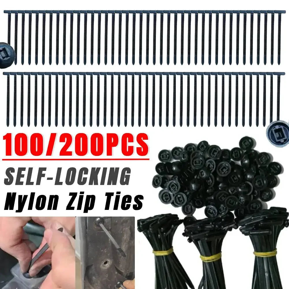 Heavy Duty Nylon Zip Ties 100/200-Pack – Self-Locking Cable Ties Nylon Zip Ties Oasis Select