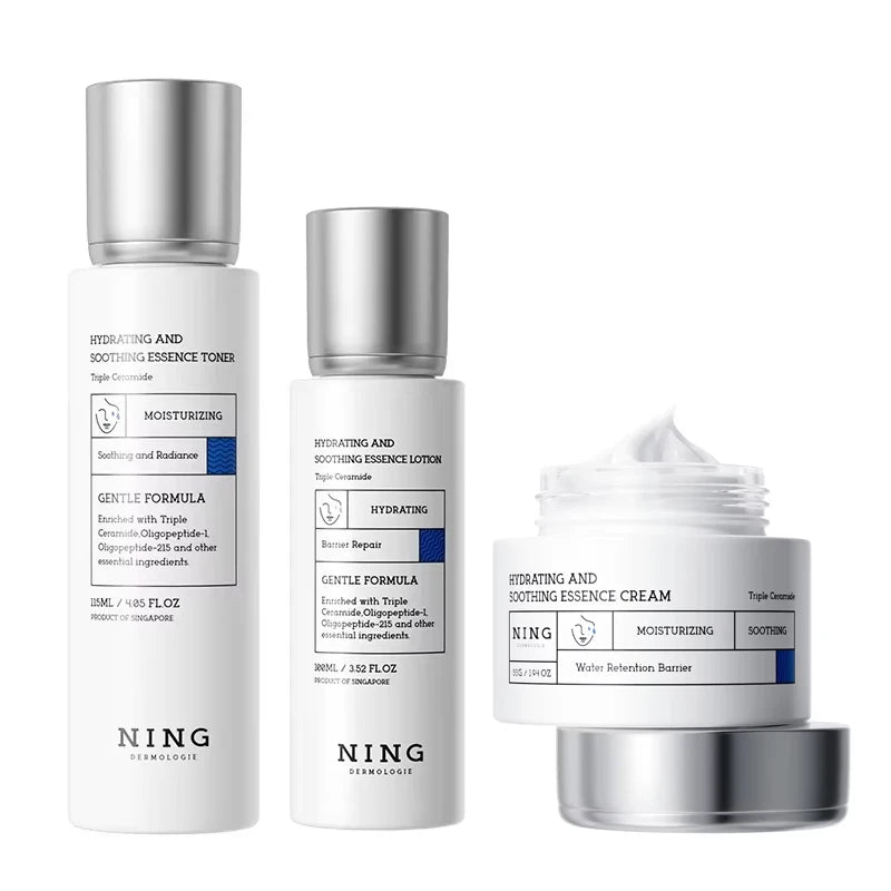 Korean Skincare Set – 8D Hyaluronic Acid Toner Lotion Cream