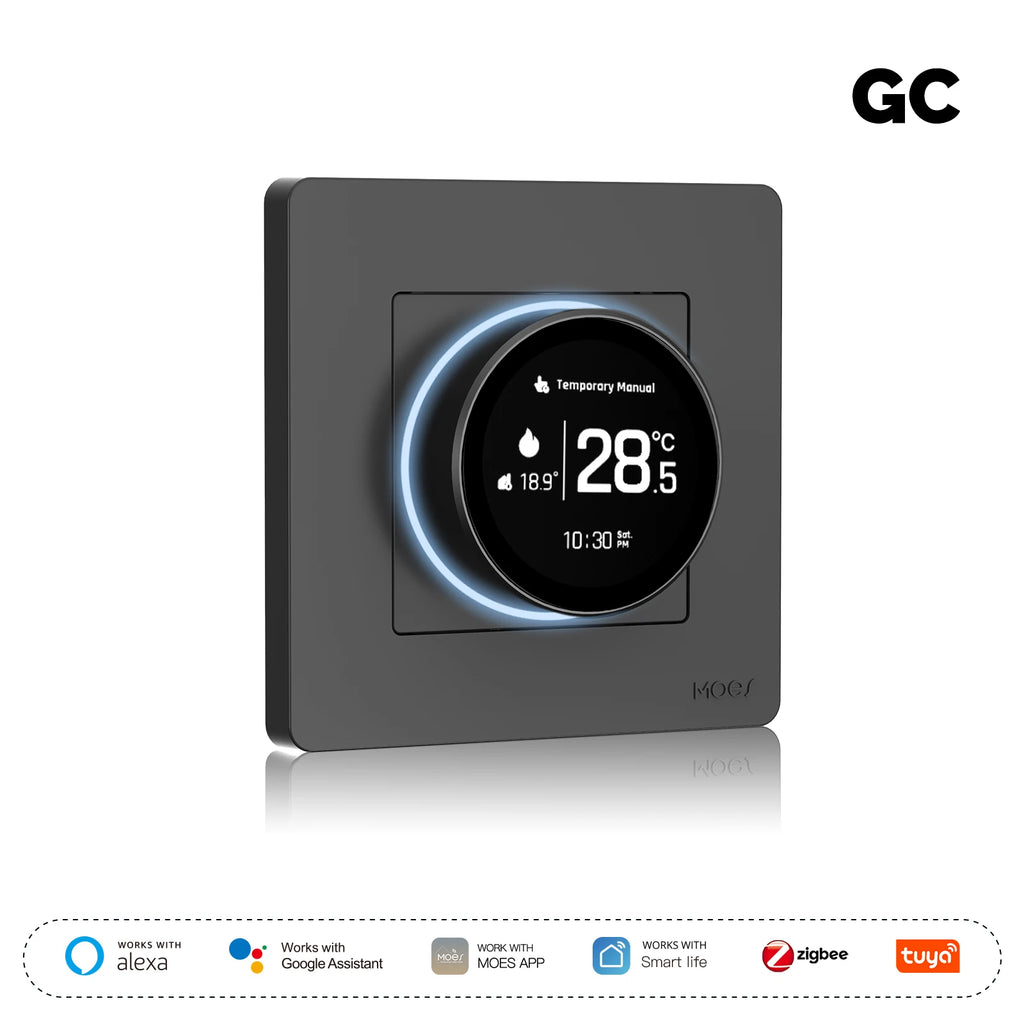 Smart Knob Thermostat For Zigbee Temperature Controller Star Ring Series App Remote Timed Energy-saving Intelligent Switch Oasis Select