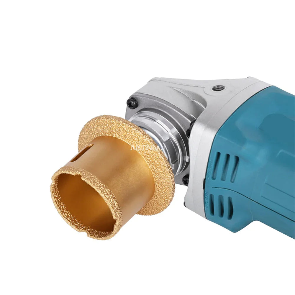 JUSTINLAU Vacuum Brazed Hole Drill Diamond Hole Saw Drill Core Bits For Marble Tiles Porcelain Tile Washbasin Hole Opener Oasis Select