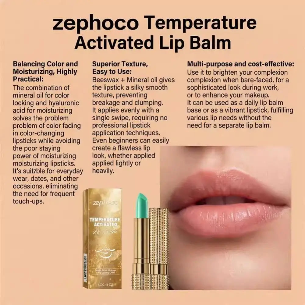 Color Changing Lipstick – Beeswax & Hyaluronic Acid Color Changing Lipstick Oasis Select