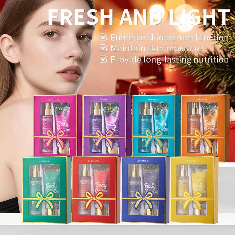 Passion Fragrance Body Kit 120ml + 100g Body Care Christmas Set Fragrance Body Care Oasis Select