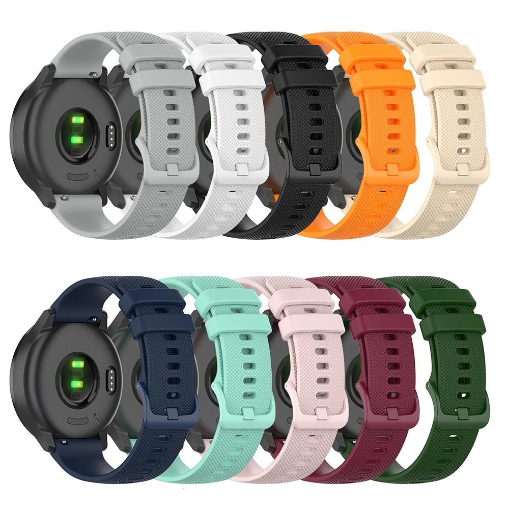 Silicone Watch Band 18/20/22mm – Garmin, Amazfit, Samsung & More Silicone Watch Band Oasis Select