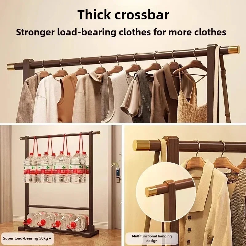 Simple hanging rack, floor to ceiling bedroom corner coat rack, multifunctional home balcony drying rack, storage rack Oasis Select