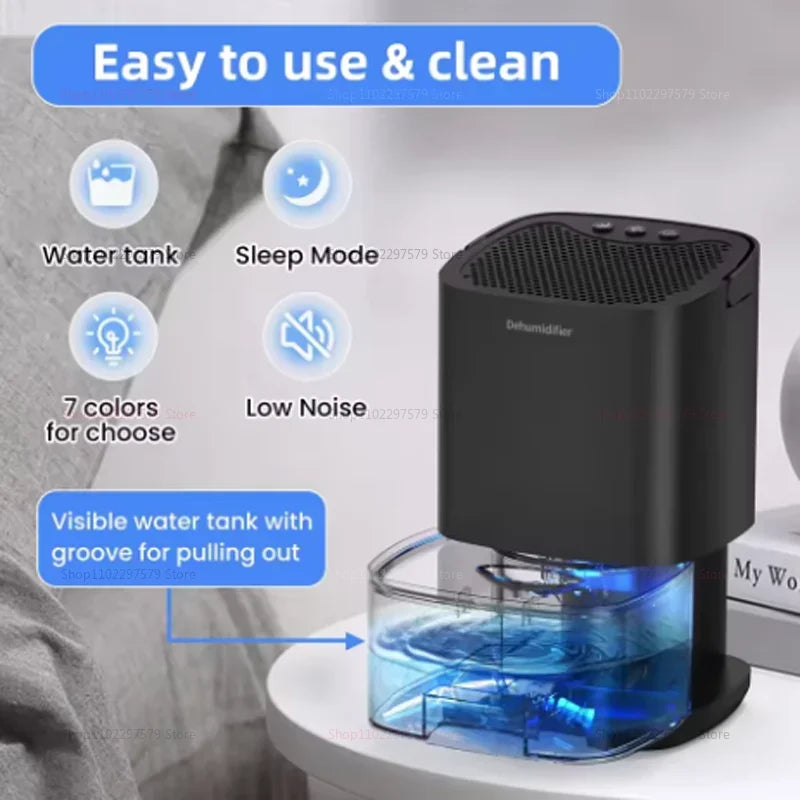 URGGU Smart Mini Air Purifier & Dehumidifier – Home & Office